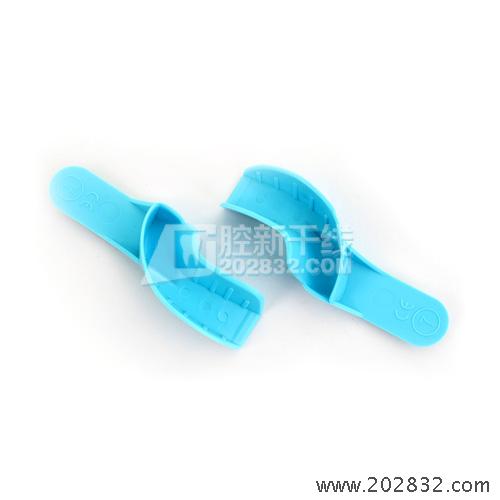 派克顿  蓝色塑料牙托 无孔 牙托 塑料牙托 蓝色塑料牙托