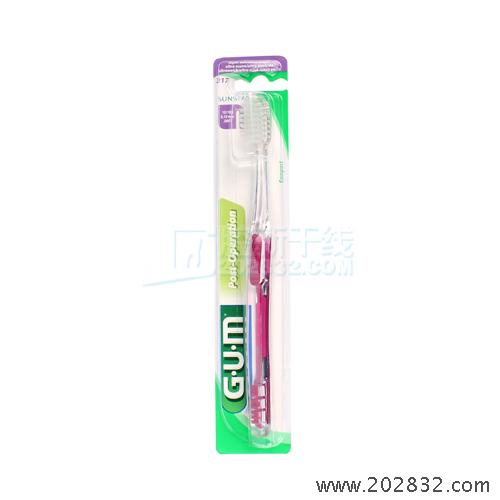 全仕康 GUM 全仕康术后牙刷 软毛 玫瑰红刷柄 牙刷
术后牙刷