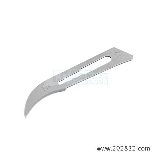 上海联辉 医用手术刀片12# 手术刀片 12# 12号 弯头 倒钩 镰刀 月牙