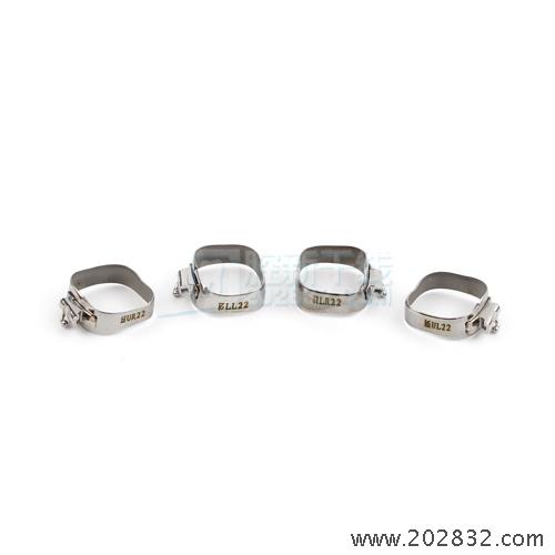 柯帝夫 颊面管 假面管 夹面管 单管直丝弓带环 带颊面管的直丝弓带环 带环 直丝弓带环 单管带环 颊面管带环 第一磨牙 正畸带环 磨牙 22磨牙 22#磨牙
