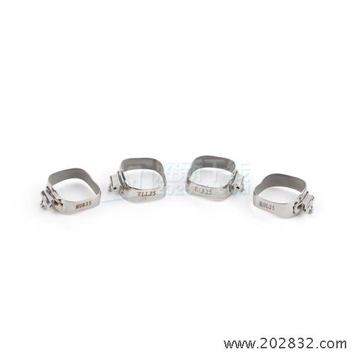 柯帝夫 颊面管 假面管 夹面管 单管直丝弓带环 带颊面管的直丝弓带环 带环 直丝弓带环 单管带环 颊面管带环 第一磨牙 正畸带环 磨牙 25磨牙 25#磨牙
