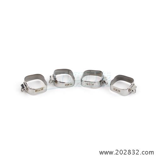 柯帝夫 颊面管 假面管 夹面管 单管直丝弓带环 带颊面管的直丝弓带环 带环 直丝弓带环 单管带环 颊面管带环 第一磨牙 正畸带环 磨牙 30磨牙 30#磨牙
