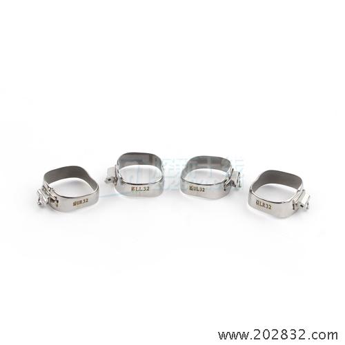 柯帝夫 颊面管 假面管 夹面管 单管直丝弓带环 带颊面管的直丝弓带环 带环 直丝弓带环 单管带环 颊面管带环 第一磨牙 正畸带环 磨牙 32磨牙 32#磨牙
