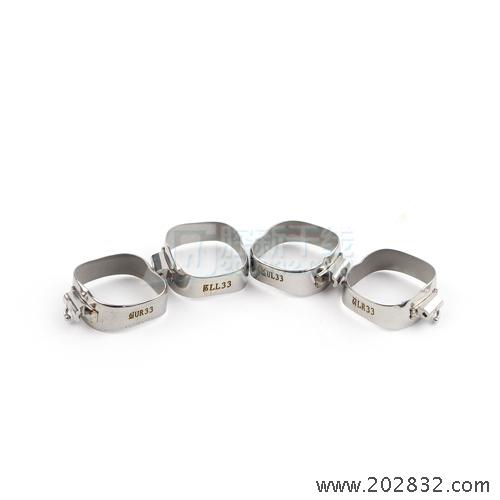 柯帝夫 颊面管 假面管 夹面管 单管直丝弓带环 带颊面管的直丝弓带环 带环 直丝弓带环 单管带环 颊面管带环 第一磨牙 正畸带环 磨牙 33磨牙 33#磨牙
