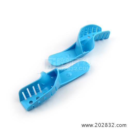 派克顿  蓝色塑料牙托 有孔 牙托 塑料牙托 蓝色塑料牙托
