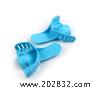 派克顿  蓝色塑料牙托 有孔 牙托 塑料牙托 蓝色塑料牙托