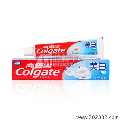 高露潔/Colgate  防蛀美白牙膏 140g,清爽薄荷