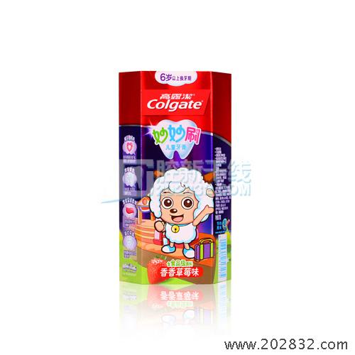 高露潔 Colgate 高露洁 牙膏 儿童牙膏 草莓味牙膏 6岁牙膏 换牙期牙膏
