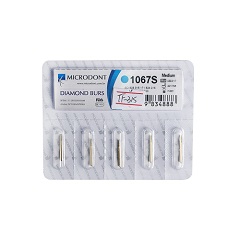 巴西微牙/MICRODONT 金刚砂车针 TF-31S,5支/板