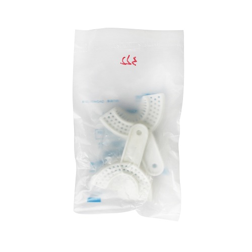 中皓康 塑料网状牙托 塑料牙托 一次性牙托 前口，2个装