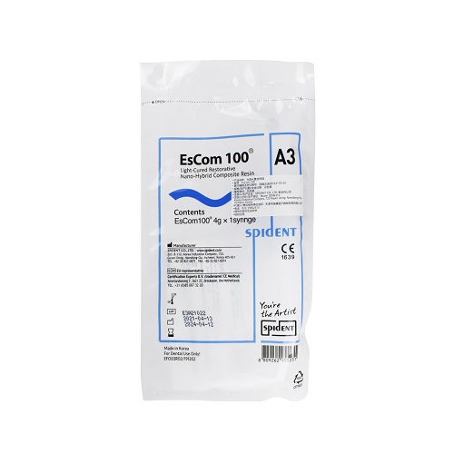 韩国斯派丹 EsCom100 光固化复合树脂 A3，4g/支