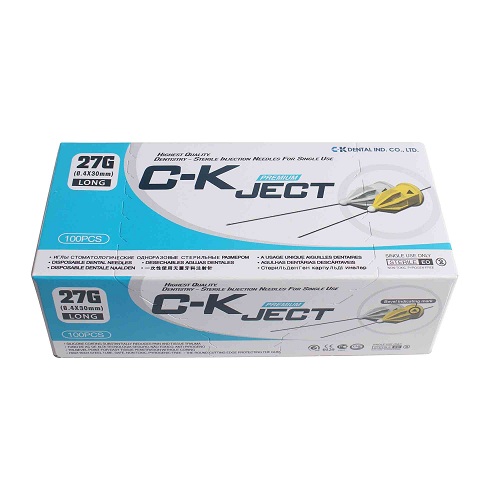 韩国CK C-K 一次性使用无菌牙科注射针 注射针头 碧兰麻针头
