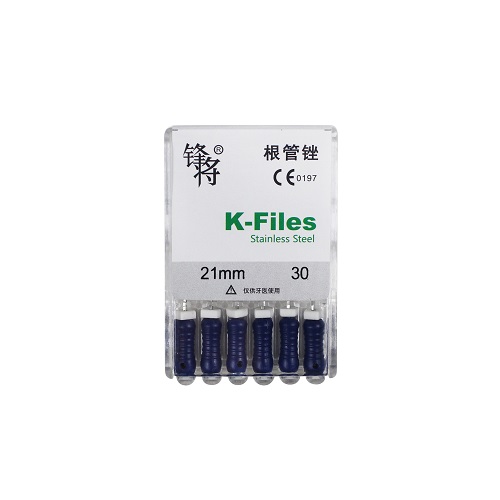 （锋将）手用不锈钢K锉K-Files 21mm 30#，6支/板