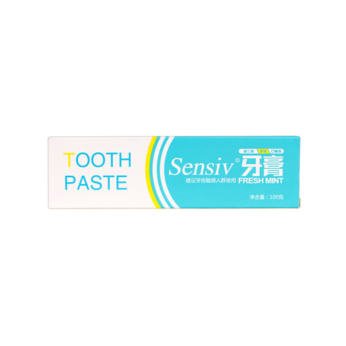 岂止美/KISSIMEE Sensiv抗敏感牙膏 100g 留兰香味（新老包装随机发货）