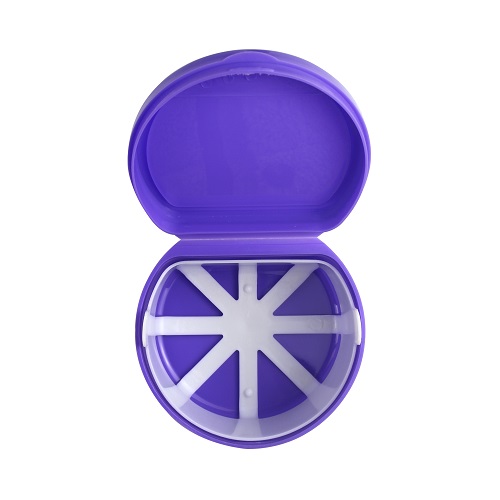 中皓康 义齿盒 储牙盒 半圆形，颜色随机，1个/袋