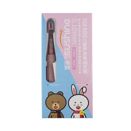 儿童声波电动牙刷 K2，粉色，USB充电