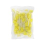 硅橡胶混合头 口腔材料注射头 YY-G1，1:1，黄帽白芯平头，50个/袋