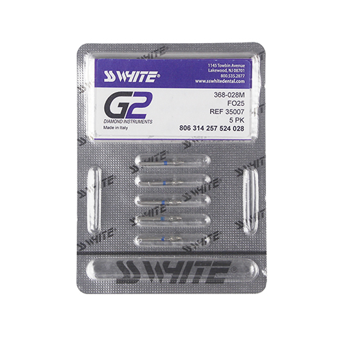 G2金刚砂车针	368-028M,FO25,5支/板