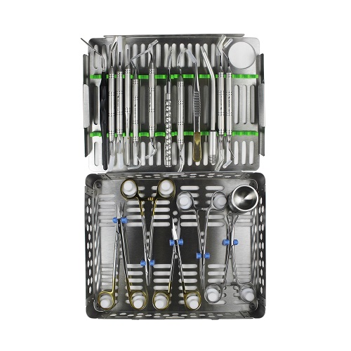 牙科种植基础器械套装IV型，18件套，800-400
