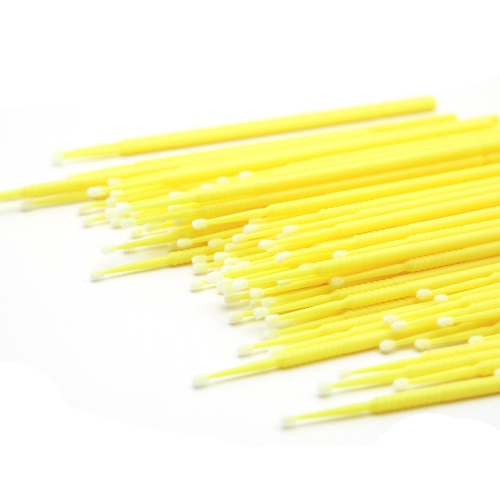 松贝/SOBE 牙科用毛刷 涂药棒 100个/盒 SB22-2，黄色，中号