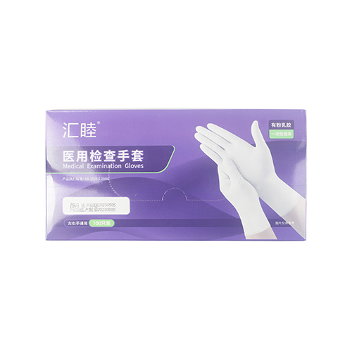 医用检查手套 有粉光面，P620-M号，非灭菌，左右手通用，100只/盒