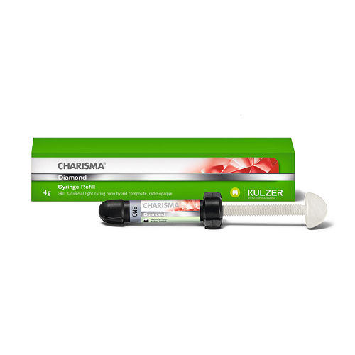 古莎/KULZER/贺利氏 复合树脂充填材料Charisma Diamond ONE Shade 卡瑞斯玛钻石1号/通用色号/美学/光固化纳米复合充填树脂-Diamond One，4克/支