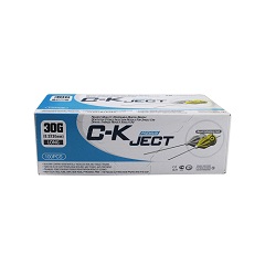 特价 韩国CK/C-K JECT 一次性使用无菌牙科注射针 注射针头 碧兰麻针头 30ga,0.3×30mm（Metric Type 公制）（产品外包装轻微破损）