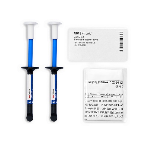 3M ESPE Filtek™ Z350XT流动树脂-光固化流体纳米垫底充填 2g*2/袋，含输送头3700T 7032A2