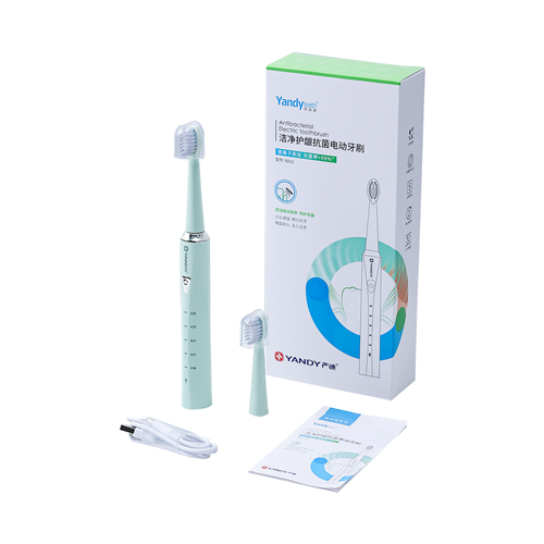 严迪/YANDY 洁净护龈抗菌电动牙刷 倍洁抗菌 YD12 五档清洁模式，配1个刷头，全年龄阶段适用(婴幼儿除外)