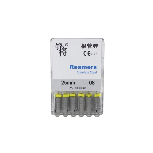 （锋将）手用不锈钢R锉 扩大针 R针 Reamers 25mm 08#，6支/板