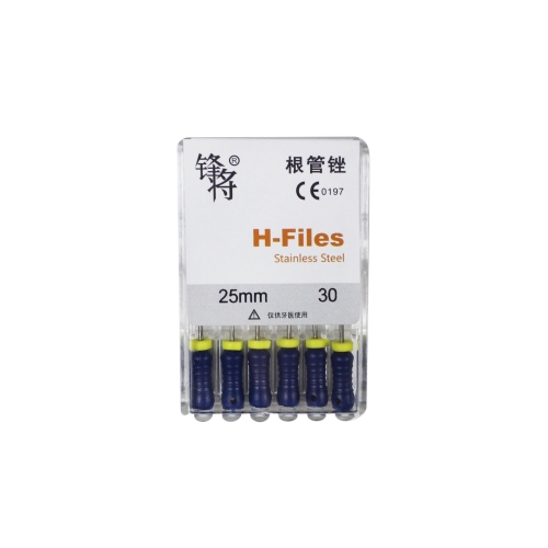（锋将）手用不锈钢H锉 H-Files 25mm 30#，6支/板