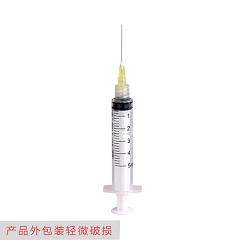 特价 圣光 一次性使用无菌冲洗器 一次性使用无菌注射器 5mL注射器X100支，针头100支型号：ZY2 0.3x25mm(产品外包装轻微破损)