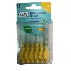 TePe牙刷（牙间刷）短柄牙缝刷 BHTEP-116-653 黄色 0.7 mm（4号）