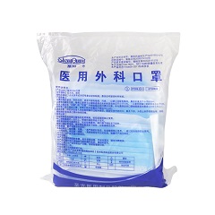 医用外科口罩 长方形，耳挂式，M，环氧乙烷灭菌，120只/包