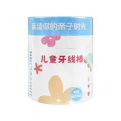 对白/WhiteLink WhiteLink 儿童弓形牙线棒 混色装