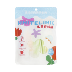 对白/WhiteLink WhiteLink 儿童弓形牙线棒 混色装