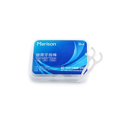 美瑞松/Merison 细滑牙线棒 30支/盒