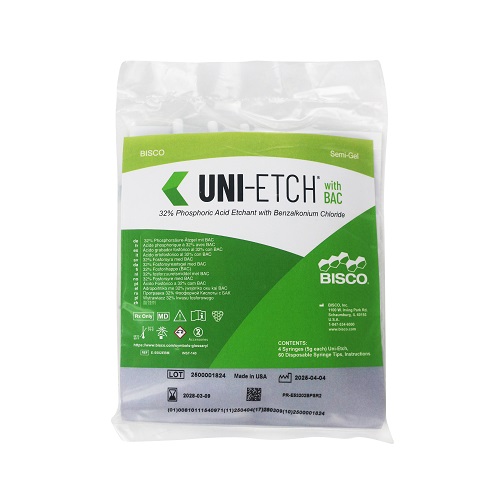 BISCO UNI-ETCH半凝胶酸蚀剂32% 5g*4支/包，E-5502EBM（新老包装随机发货）