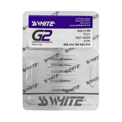 SSW/美国施崴特/大白鲨/标准砂/蓝标/短柄/金刚砂车针/TCS21