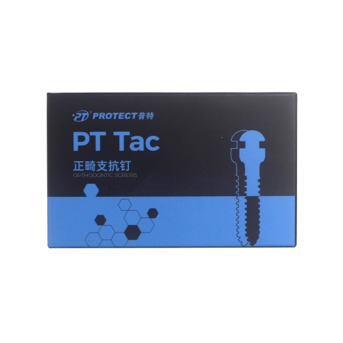 PT Tac正畸支抗钉  一字槽六角形，有孔，1.4X8mm，E6-10-1408