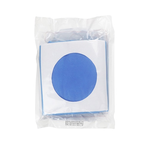 井蓝 一次性使用手术单 胶贴洞巾 铺单 B型 100*150cm