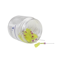 益锐/M3 一次性使用牙科冲洗针 ORN-30G-22-3-B-M-S，22mm，黄色，双侧开口，弯筒螺口，20支/盒 效期截止：2027-02-27