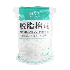 伢苑 脱脂棉球 0.3g/粒，500g/袋