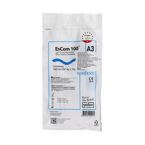 韩国斯派丹 EsCom100 光固化复合树脂 A3，4g/支