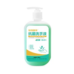 华药晶华 抗菌洗手液 500mL/瓶
