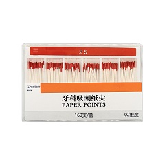 捷科顿 牙科吸潮纸尖 0.02/25#，160支/盒