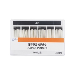 捷科顿 牙科吸潮纸尖 0.02/40#，160支/盒