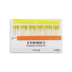 捷科顿 牙科吸潮纸尖 0.06/20#，100支/盒