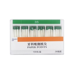 捷科顿 牙科吸潮纸尖 0.06/35#，100支/盒